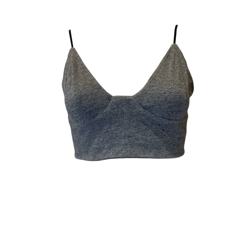 Wilfred Free Gray Cropped Tank Top Size L